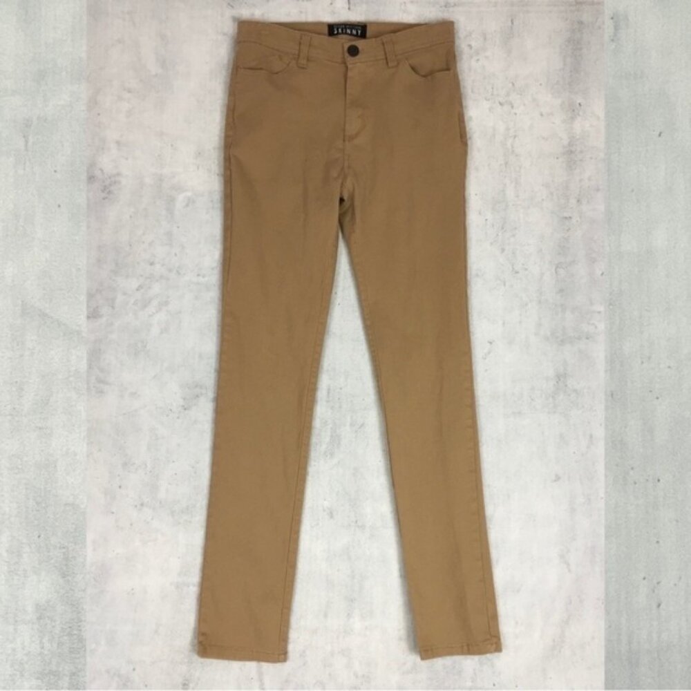 Urban Heritage Skinny Fit Jeans Womens 30 Brown Cotton Spandex Mid Rise Pants